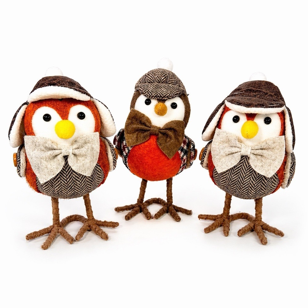 2015/2016 Target Spritz Fall Birds Sherlock & Herringbone Robin Set of 3 Rare